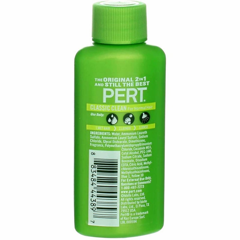 Pert Plus, Happy Medium 2 in 1 Shampoo Plus Conditioner - 1.7 oz, 3 Pack - Image 4