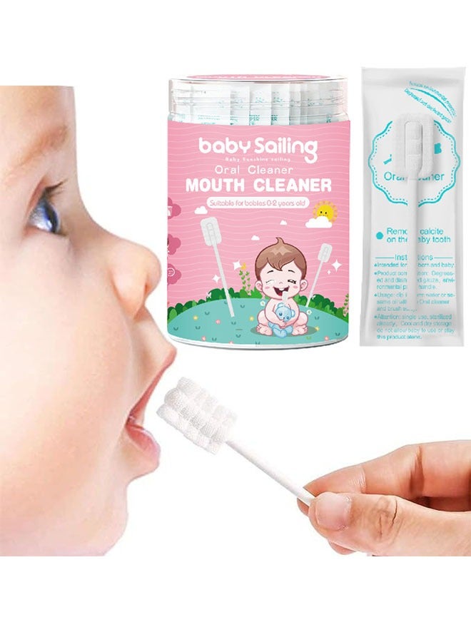 30PCS Baby Mouth Cleaner，Baby Tongue Cleaner, Baby Toothbrush, Disposable Infant Toothbrush Clean Baby Mouth,  Dental Care for Baby - Image 1