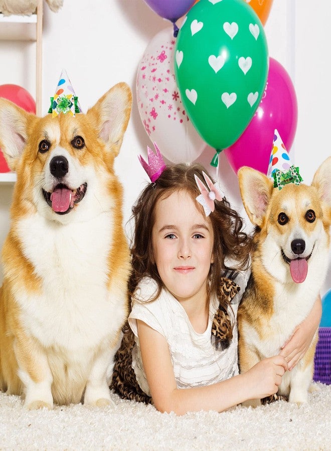 Whaline St. Patrick's Day & Easter Bow Clips Glitter Shamrock Clover Bunny Rabbit Hair Pins Quicksand Sequin Bow Hair Barrettes Alligator Clip Hair Accessories for Girls Women Birthday Gifts, 4 Pack - Image 5