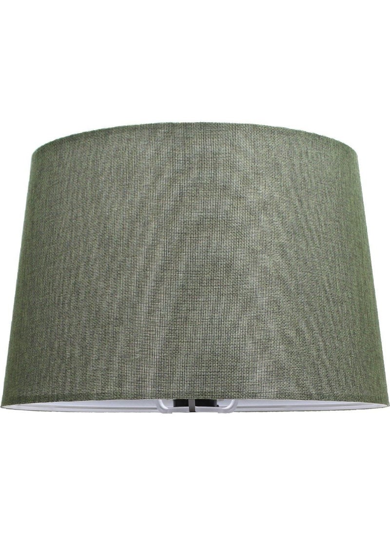 Moda35. Green Floor Lamp Head Diameter 35 cm Conical Fabric LB841 