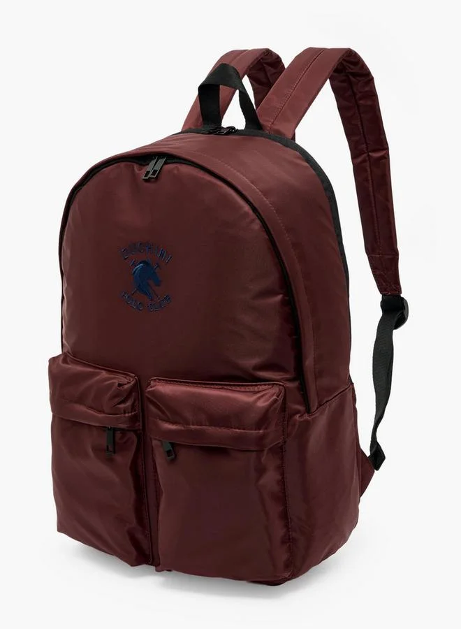 دوتشيني Men Logo Embroidered Backpack