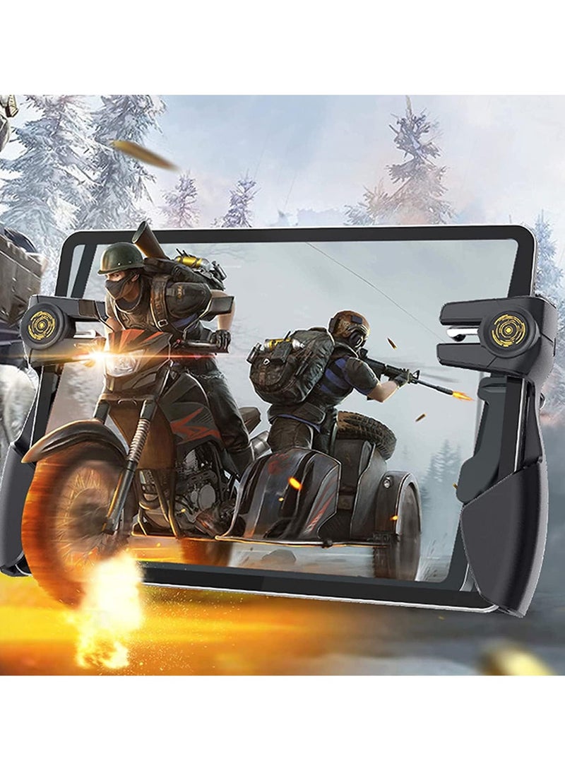 Tablet Game Joystick Trigger Handle 6 Finger L1R1 Shooter Fire Aim on Controller Fits for iPad Android Tablet PUBG Game Accessories - Image 4
