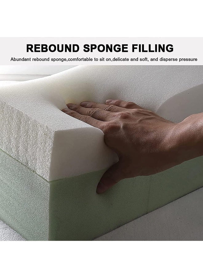 شو وو مقعد جلدي عصري، مقعد تخزين كبير، مقاعد نوم مبطنة، مقعد تغيير الأحذية، مقعد عثماني مكعب للتخزين، مسند قدم منزلي بأرجل معدنية - Image 2