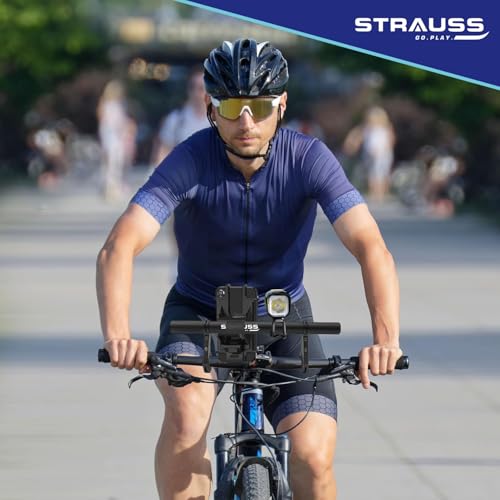 STRAUSS Cycle Handle Bar Extender | Lightweight Durable Bicycle Handle Bar Extension Bracket | Ideal for Holding Motorcycle & E-Bike Lamp Speedometer, GPS Phone | Cycling Accessories, (Black) - Image 5