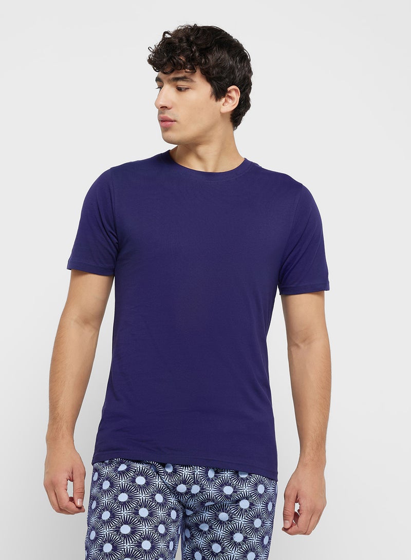 سفنتي فايف تيشيرت وبنطلون رياضي بطبعة كاملة - Image 3