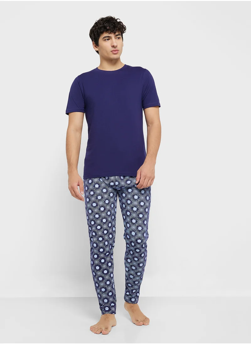 Seventy Five All Over Print T-Shirt & Joggers