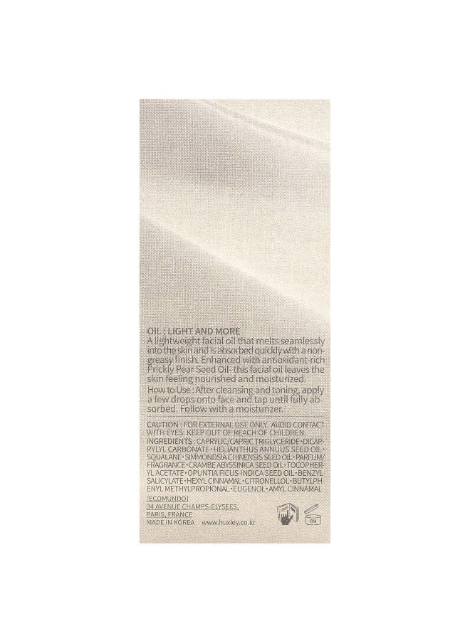 Huxley Huxley, Secret of Sahara, Oil, Light and More, 1.01 fl oz (30 ml)  - Image 3
