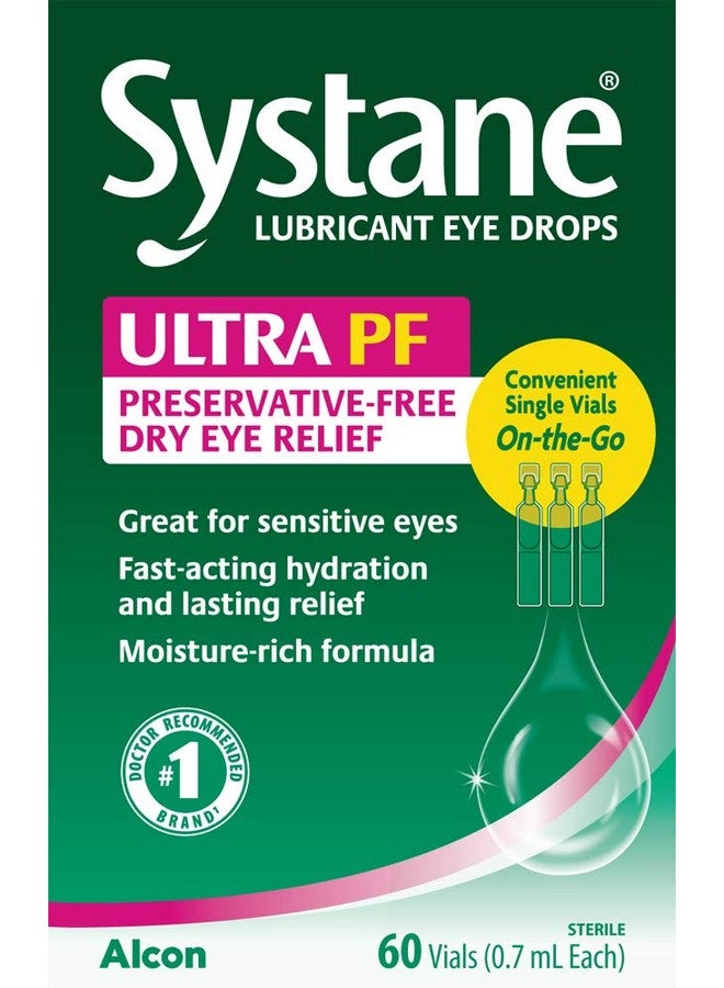 Systane Ultra Lubricant Eye Drops, 60 Count (Pack of 1), (Packaging may vary) - Image 2