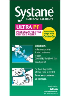 Systane Systane Ultra Lubricant Eye Drops, 60 Count (Pack of 1), (Packaging may vary)  - Image 4