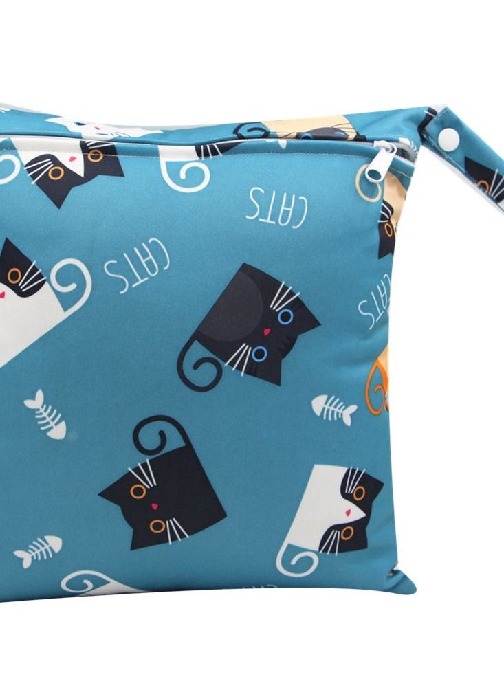 Loquat Cartoon Cute Print Stroller Hanging Bag Multi-functional Diaper Storage Bag Diaper Pad Hanging Bag  - Image 2