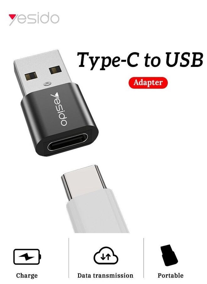 Yesido - Connector To Adapter- Fast Charging And Data Transfer type C to USB - Image 1