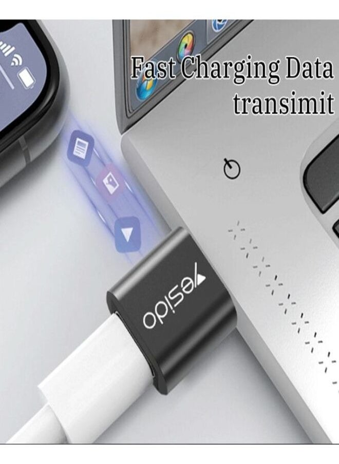 Yesido - Connector To Adapter- Fast Charging And Data Transfer type C to USB - Image 1