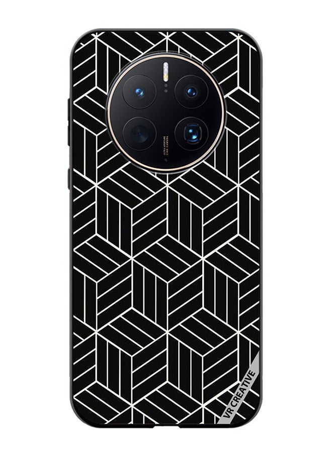 VR CREATIVE Protective Case Cover For Huawei Mate 50 Pro Strips Design Multicolour - Image 1