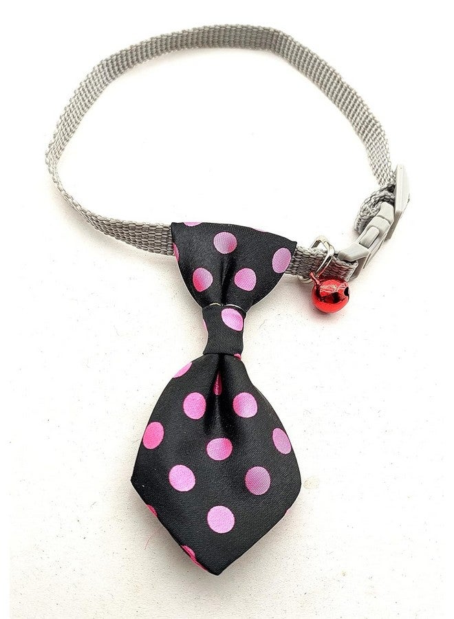 ربطة عنق للحيوانات الأليفة - ربطة عنق مربعة أنيقة مع جرس، حزام طوق بإبزيم أمان قابل للتعديل لإكسسوارات الحيوانات الأليفة (عبوة من قطعتين) - Image 4