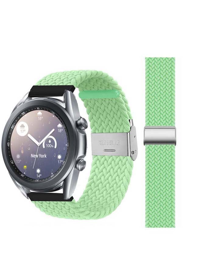 بيرفيي Adjustable Braided Solo Loop Band For Samsung Galaxy Watch 3 Pistachio - Image 1