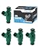 TAUTOY FJ660 Fuel Injectors 4PCS For Hyundai Santa Fe 20012006Sonata 19992005Tucson 20052009For Kia Optima 20012006Rio 20062010For Dodge Attitude 2006201114L 16L 25L 27L3531037150 - Image 2