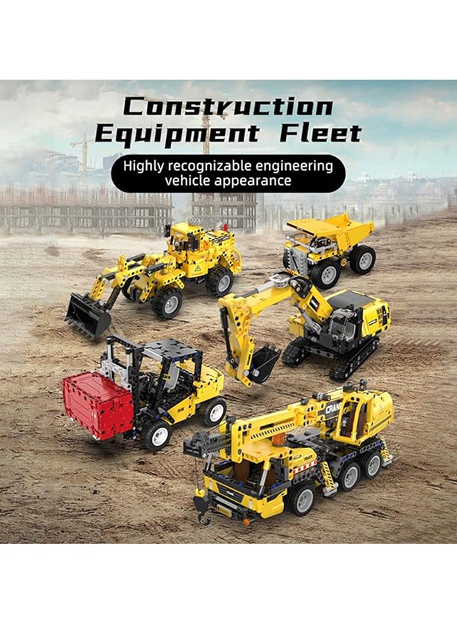 CaDA Car Toy Building Blocks Yellow Forklift C65002W 388pcs for +8 Years old - Image 3