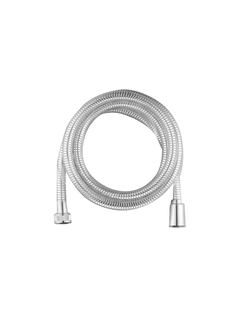Bold Flexible Shattaf & Shower Hose Chrome Silver Wire 1.2m – Anti-Twist Design – Chrome-Plated Finish – High Flexibility – Durable Brass Connections