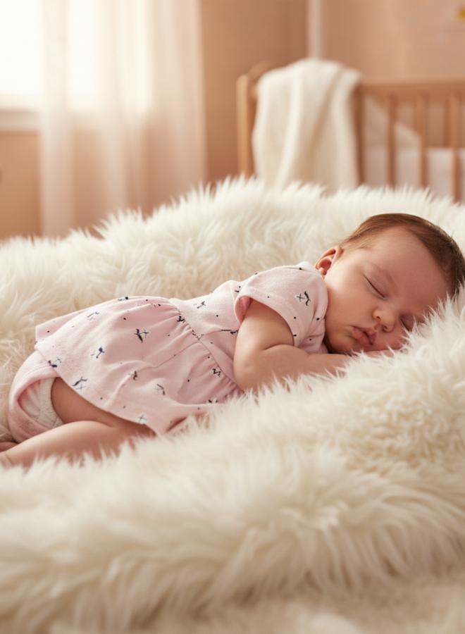 Luna & Lily Baby Girls Cotton Printed Bodysuit - Image 5
