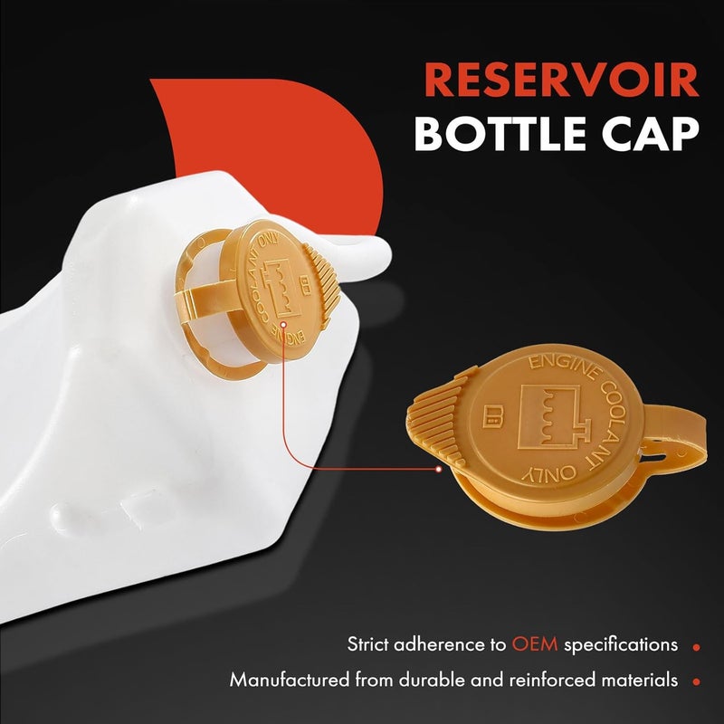 A-Premium Engine Coolant Overflow Recovery Reservoir Tank - Image 4