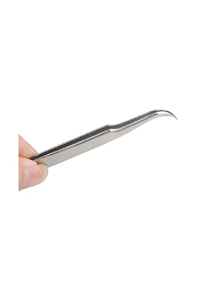 Generic - ملاقط احترافية مضادة للكهرباء الساكنة باللون الفضي - Image 1
