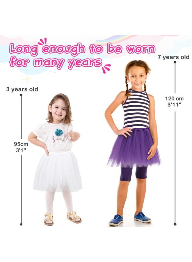 kilofly 6pc Girls Ballet Tutu Kids Birthday Princess Party Favor Dress Skirt Set - Image 4