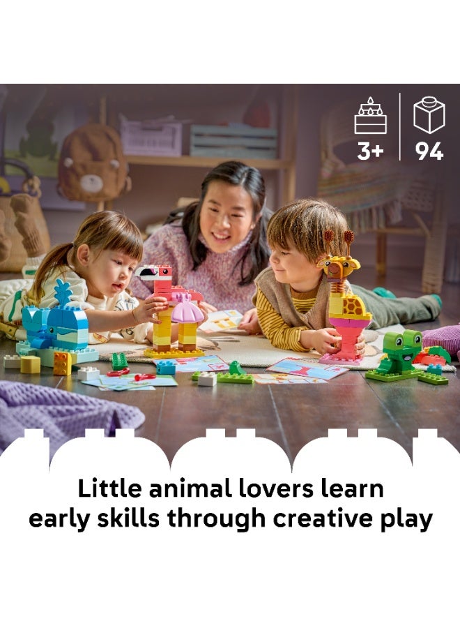 LEGO DUPLO Animal Building Game - Toddler Learning Toy 10472 (Age 3+, 94 Pieces) - Image 4