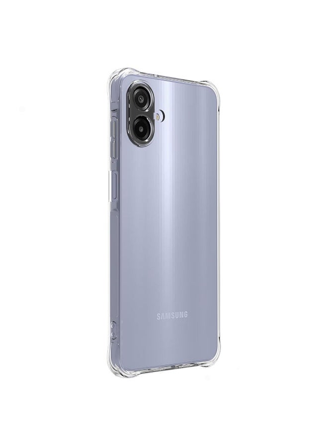 SanHu for Samsung Galaxy A07 2-In-1 Thin Soft Case Cover, Anti Drop Protection, Anti Fingerprint, Durable, Easy To Clean And Install, Frosted Protective Case+Transparent Four Corner Anti Drop Protective Case - Image 2