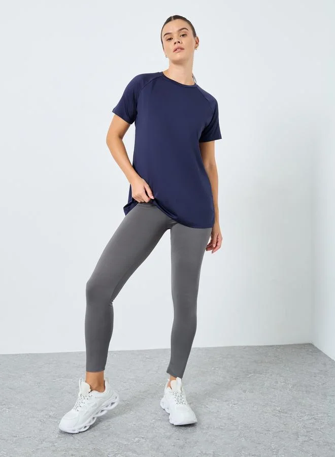 Styli Styli Back Wrap Effect Peep Detail Top