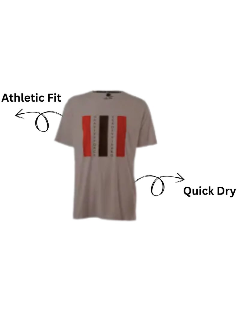 Gravity Force Men's Compression Gym T-Shirt | Quick Dry Breathable Athletic Fit Sports Tee | Sweat Wicking Lightweight Performance Activewear for Workout, Running, Training & Fitness - Image 5