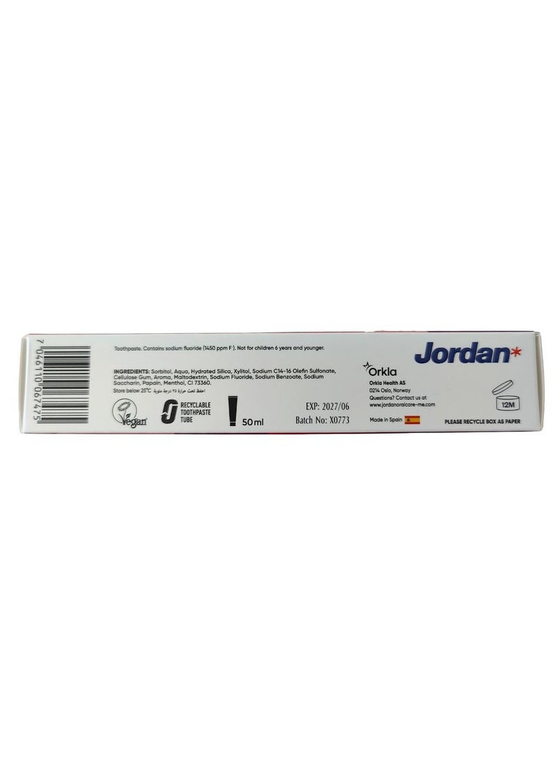 Jordan Jordan Tastepaste Raspberry Mint Toothpaste 50ml - Image 4
