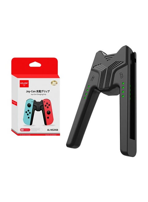 Nintendo Switch & Switch OLED Joy-Con Grip Charging Station – Controller Charger Dock for Multiple Joy-Cons