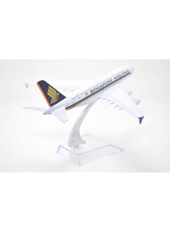 Toytle Diecast Alloy Metal Singapore Airlines/Airways Airbus A380 16 cm Aircraft Aeroplane Model (Multicolour) - Image 5