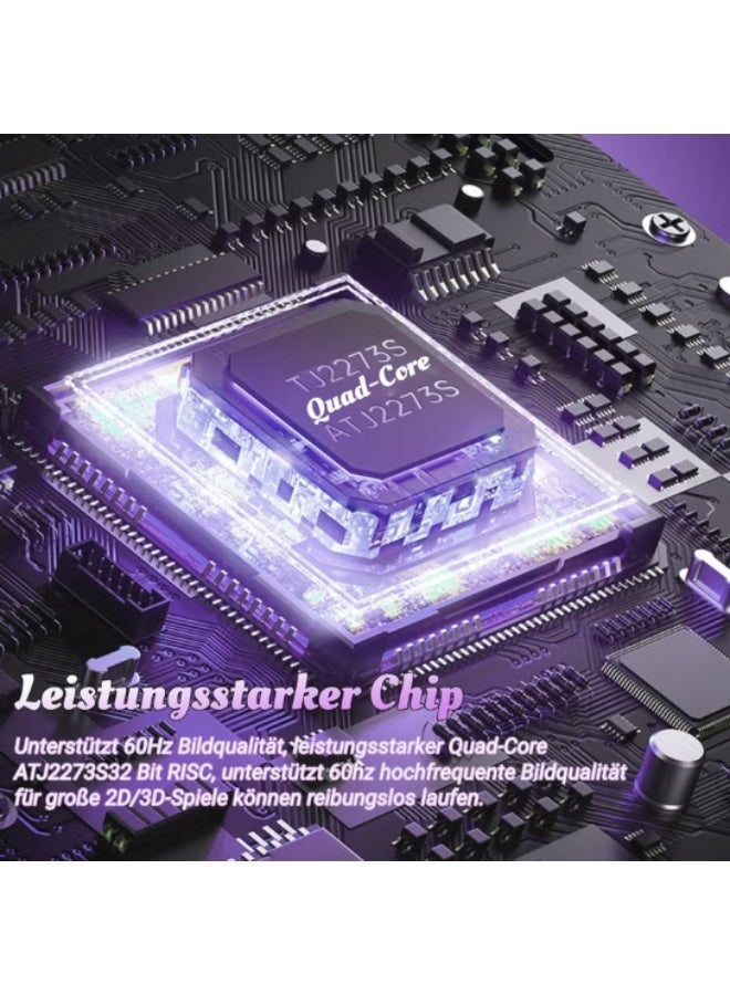 X6 Handheld Video Game Console with 3.5-Inch Display – Preloaded with 10,000+ Retro Games – Dual Player Support with External Gamepad – 640x480 Resolution, Built-In Battery, Multimedia Playback, TF Card Slot – Portable Gaming Device for All Ages - Image 4