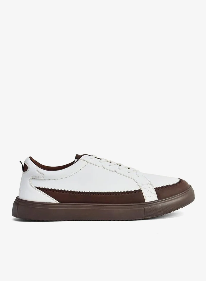 YOHO Men Contrast Panel Casual Sneakers