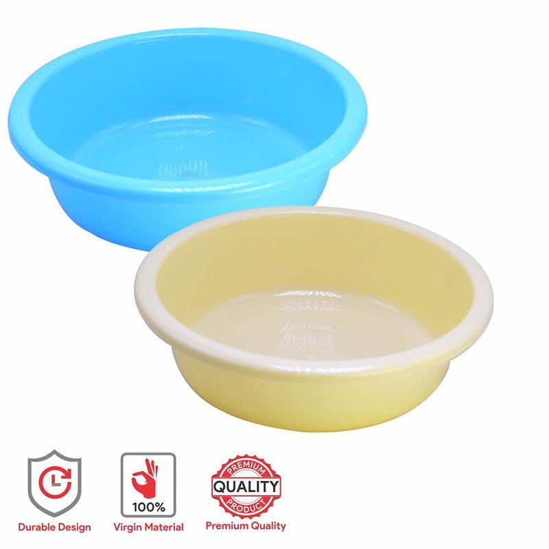 Wonder Homeware Bowl 6 Heavy Quality Bowl Set, 6 pc Bowl 4 LTR, Blue Yellow Color - Image 4