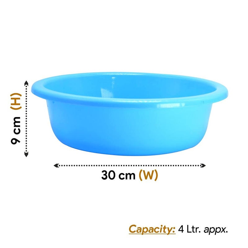 Wonder Homeware Bowl 6 Heavy Quality Bowl Set, 6 pc Bowl 4 LTR, Blue Yellow Color - Image 2