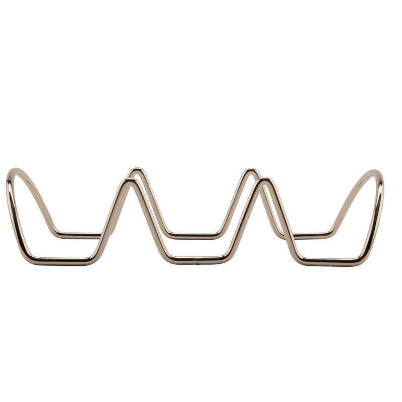 Get G.E.T. 4-81833 Taco Holder for Three Tacos, Stainless Steel - Image 3