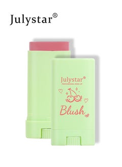 Julystar Blush Stick-  Waterproof Blush Makeup, Long Lasting 3 In 1 Cheek Blush & Lip Tint & Eye Shadow Makeup Stick, Cream Blush Makeup for All Skin Tones #01  - Image 1