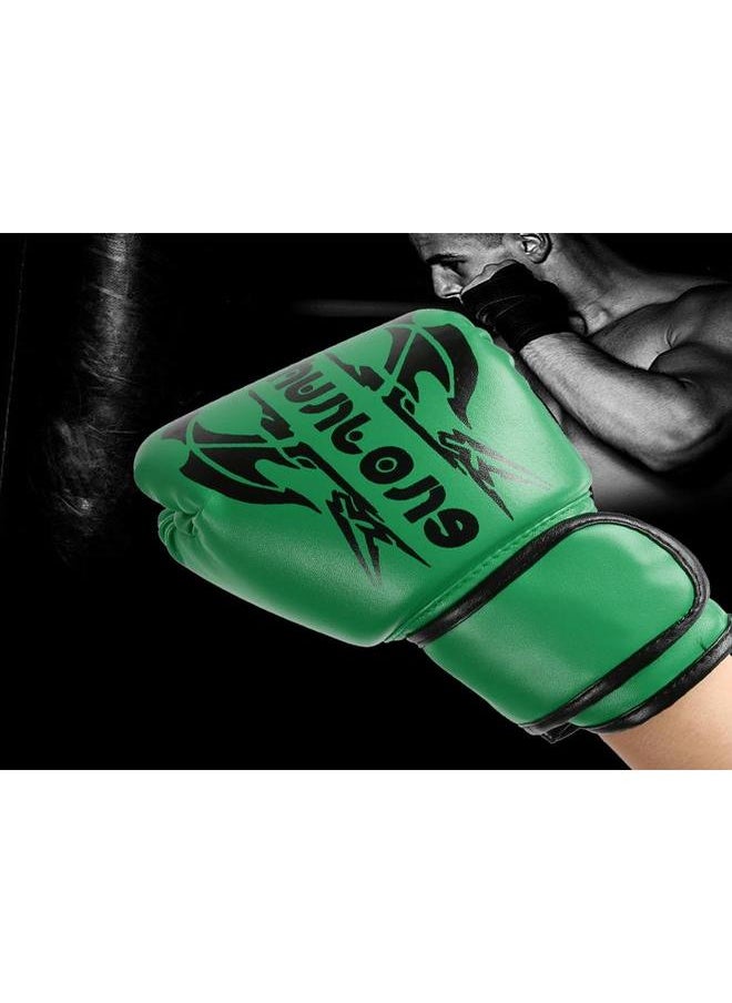 Thoraya 1 Pair Boxing Gloves Sanda Boxglove Kenpo Training Practicing Equipments for Adult Childrengreen  - Image 3