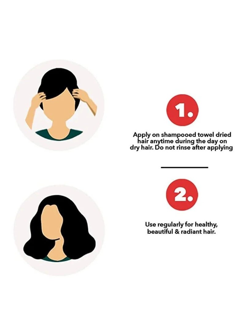 Dabur Amla Snake Oil Heat Protect From Blow drying & Ironing Hair - 50 ml - Image 3