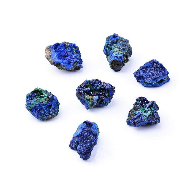 Wixine 1Pcs Natural Azurite Malachite Crystal Mineral Specimen Healing Stone 1-3cm - Image 3