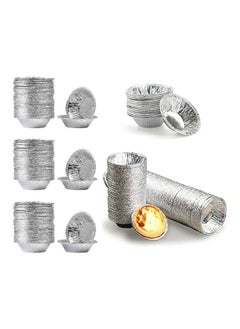 Y&D Pack Of 300 Disposable Aluminum Foil silver 7x2centimeter  - Image 2