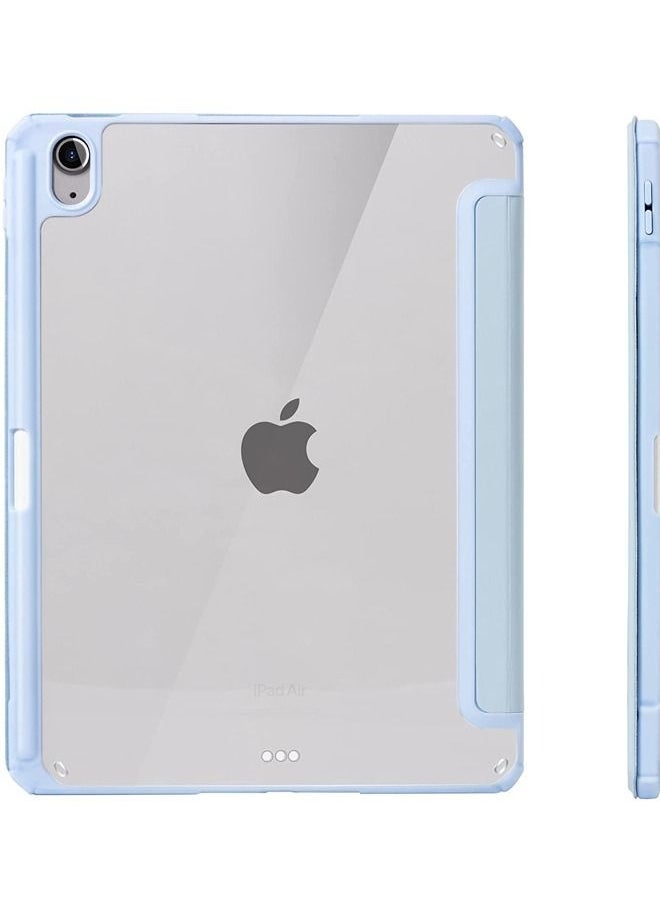 Case for iPad 10th Generation 10.9 Inch 2022 Shockproof Cover with Clear Transparent Back Shell with Pencil Holder, Auto Sleep/Wake Cover - Image 2