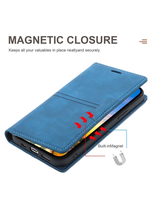 اس-توب جراب لهاتف iPhone 12 / 12 Pro Dream Magnetic Suction Business جراب جلد PU أفقي قلاب مع حامل وفتحة بطاقة ومحفظة - Image 4