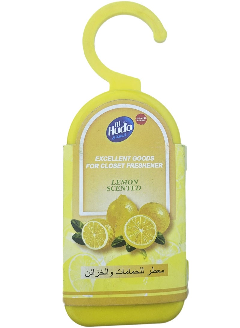 Alhuda Freshener for bathrooms and cabinets 170 grams lemon scent <643066>9 - Image 1