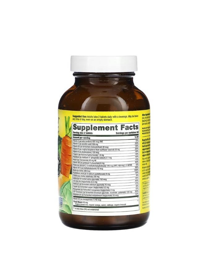 MegaFood Mens Advanced Multivitamin 120 Tablets  - Image 2