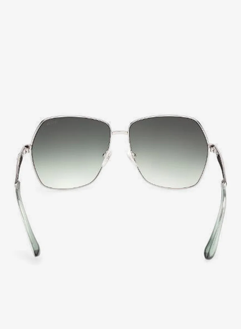 GUESS Geometric Gradient Lens Sunglasses