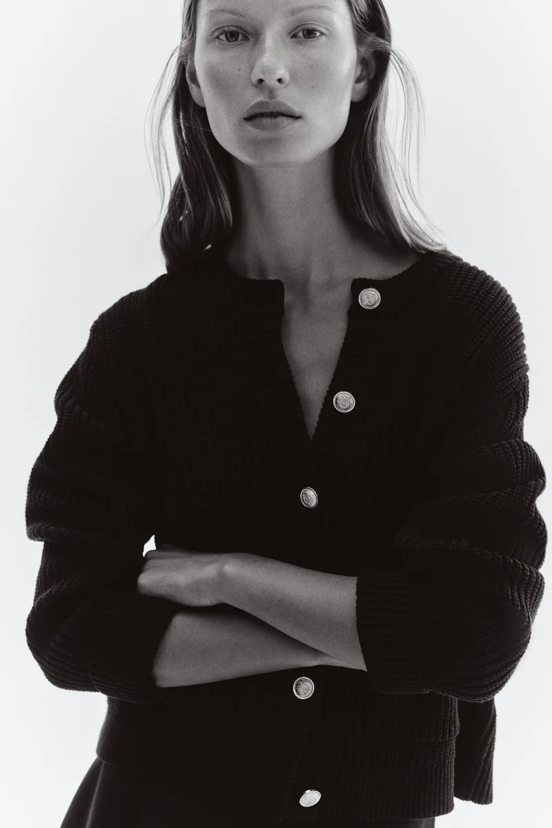 H&M Rib-knit cardigan