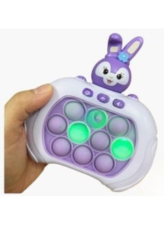 Kids Toys Stella Lou Pop Push Sensory Fidget Toy Light Up Controller Stress Relief Game for All Ages Purple  - Image 1